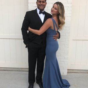 Blue formal dress